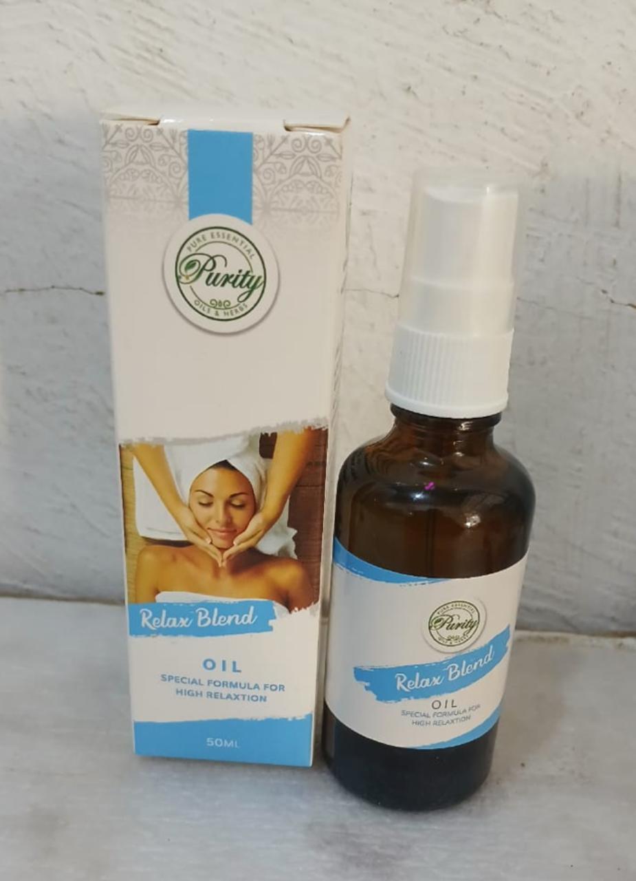 Natural Lavender Relaxation Oil: Calming Aromatherapy Blend - 50ml