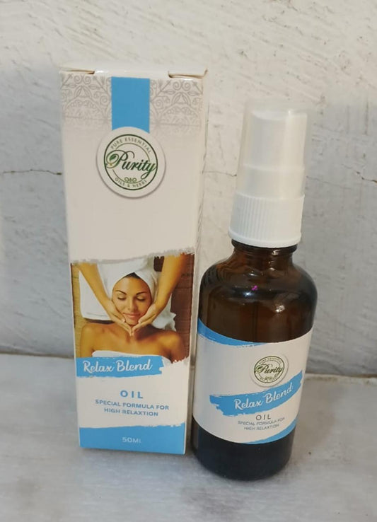 Natural Lavender Relaxation Oil: Calming Aromatherapy Blend - 50ml