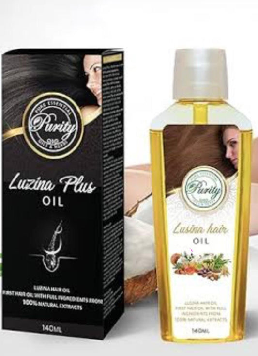 Hair Growth Oil: Purity Lusina Plus, Natural & Organic - 140 ml
