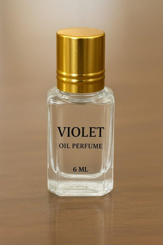 Elegant Violet Perfume Oil: Soft Floral Aroma, Long-Lasting