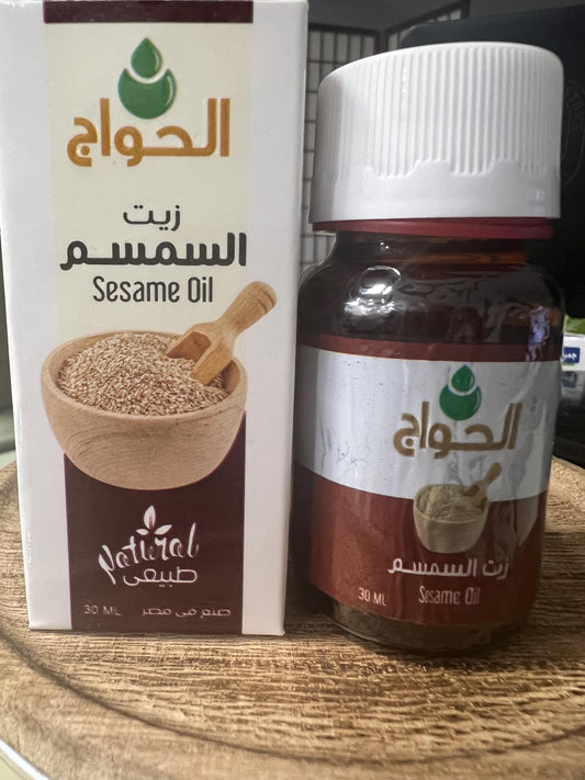 Egyptian Sesame Oil: Anti-Aging Hair & Skin Treatment (30ml) packed with the anti-ageing nutrients needed for healthy hair and skin.
