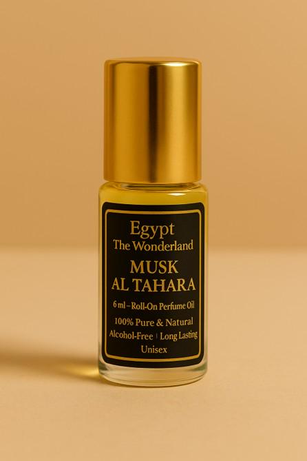 Egypt The Wonderland- Musk Al Tahara -6 ml – Roll-On Perfume Oil-100% Pure & Natural-Alcohol-Free | Long Lasting | Unisex